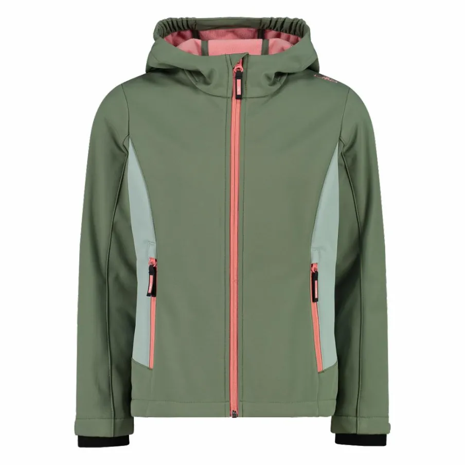 CMP Giacche E Piumini^Giacca da bambina in softshell con cappuccio