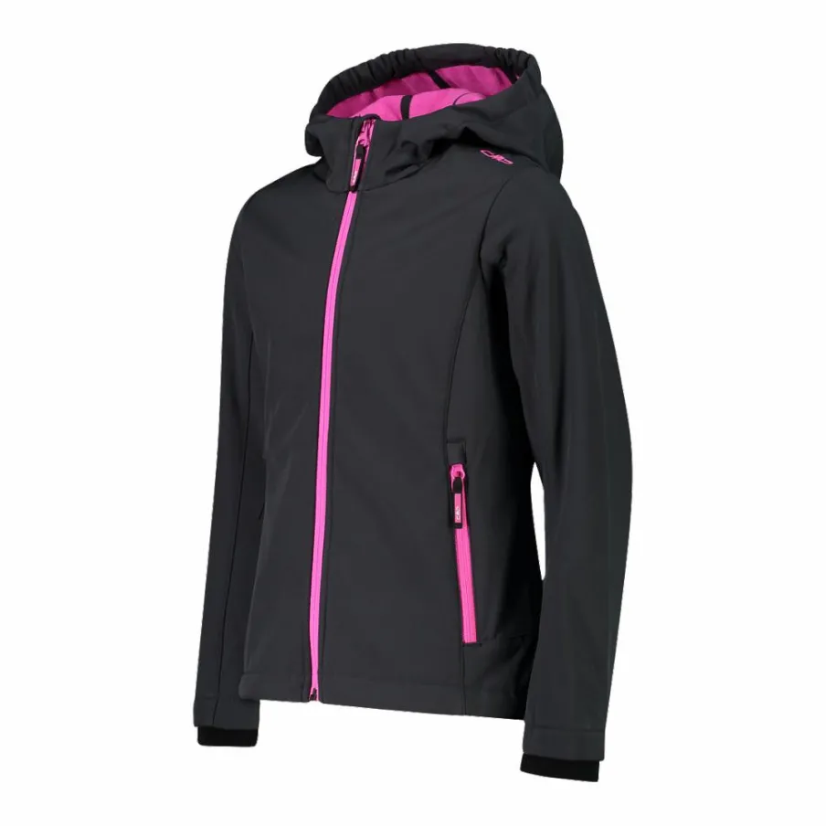 CMP Giacche E Piumini^Giacca da bambina in softshell con cappuccio