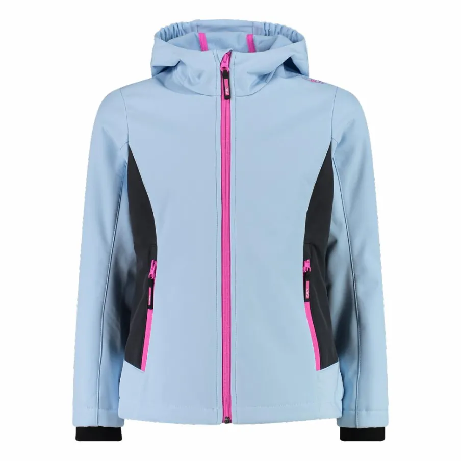 CMP Giacche E Piumini^Giacca da bambina in softshell con cappuccio