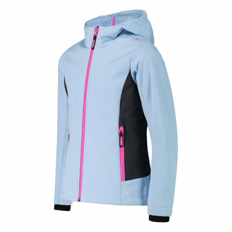 CMP Giacche E Piumini^Giacca da bambina in softshell con cappuccio