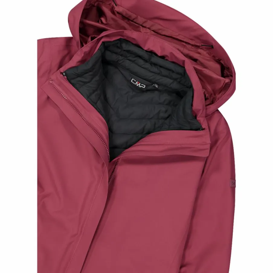 Donna CMP Giacche Imbottite E Piumini|Giacche Invernali^Giacca da donna con cappuccio ed interno staccabili