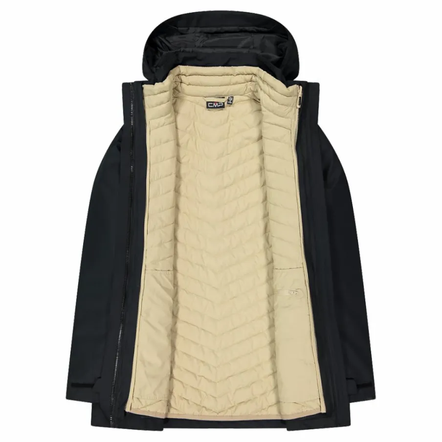 Donna CMP Giacche Imbottite E Piumini|Giacche Invernali^Giacca da donna con cappuccio ed interno staccabili