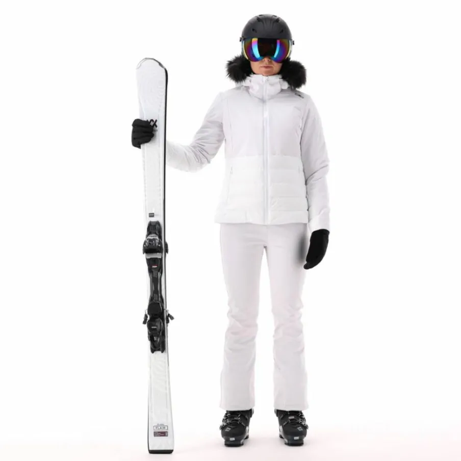 Donna CMP Giacche Sci|Giacche Invernali^Giacca da sci con cappuccio staccabile in ecopelliccia da donna