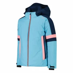 CMP Giacche E Pantaloni Sci^Giacca da sci da bambina con cappuccio staccabile