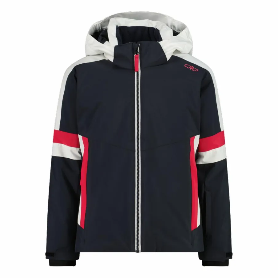 CMP Giacche E Pantaloni Sci^Giacca da sci da bambina con cappuccio staccabile