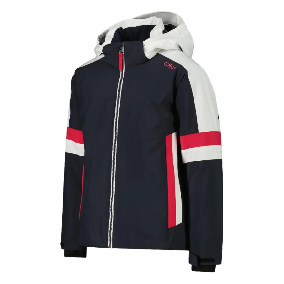 CMP Giacche E Pantaloni Sci^Giacca da sci da bambina con cappuccio staccabile