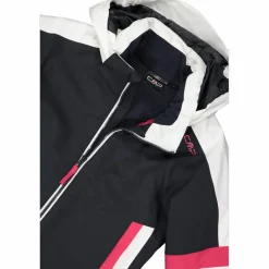 CMP Giacche E Pantaloni Sci^Giacca da sci da bambina con cappuccio staccabile