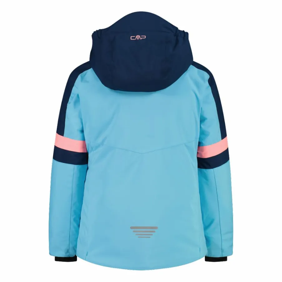 CMP Giacche E Pantaloni Sci^Giacca da sci da bambina con cappuccio staccabile