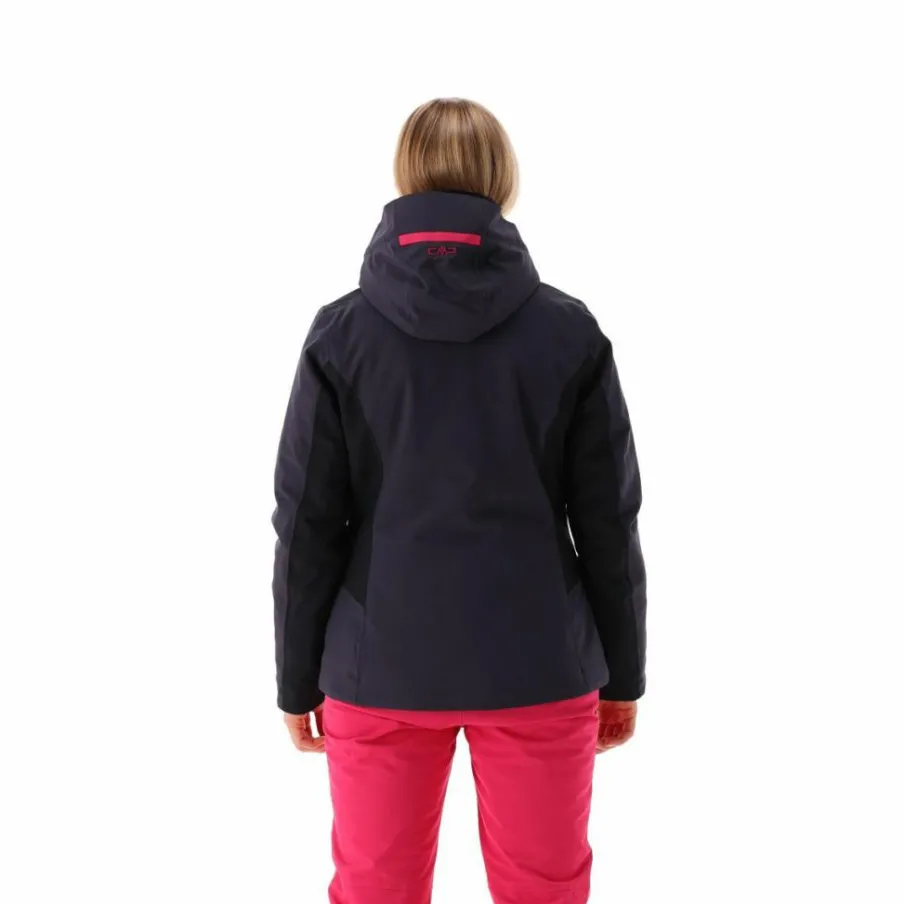 Donna CMP Giacche Invernali|Giacche Sci^Giacca da sci da donna in 4-way stretch con cappuccio staccabile