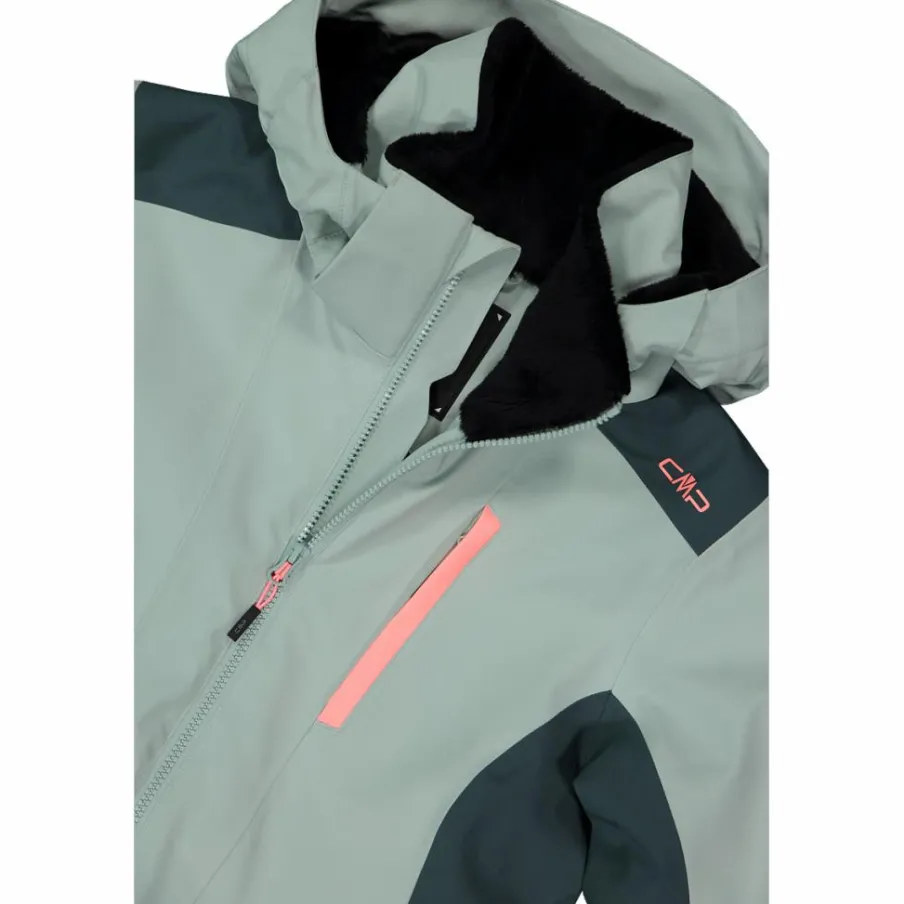 Donna CMP Giacche Invernali|Giacche Sci^Giacca da sci da donna in 4-way stretch con cappuccio staccabile