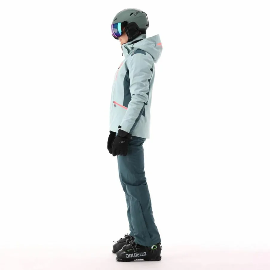 Donna CMP Giacche Invernali|Giacche Sci^Giacca da sci da donna in 4-way stretch con cappuccio staccabile