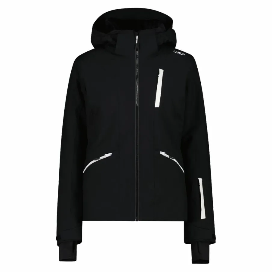 Donna CMP Giacche Invernali|Giacche Sci^Giacca da sci da donna in 4-way stretch con cappuccio staccabile