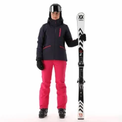 Donna CMP Giacche Invernali|Giacche Sci^Giacca da sci da donna in 4-way stretch con cappuccio staccabile