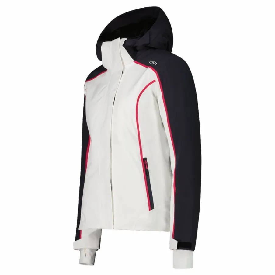 Donna CMP Giacche Sci|Giacche Invernali^Giacca da sci da donna in 4-way stretch con cappuccio staccabile