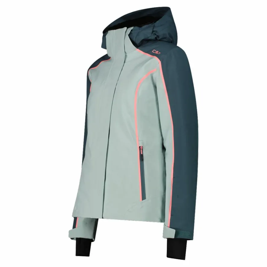 Donna CMP Giacche Sci|Giacche Invernali^Giacca da sci da donna in 4-way stretch con cappuccio staccabile