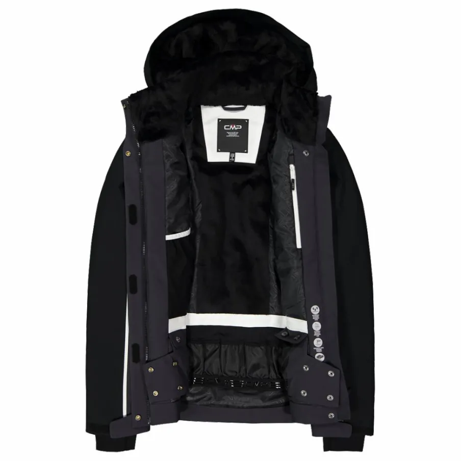 Donna CMP Giacche Sci|Giacche Invernali^Giacca da sci da donna in 4-way stretch con cappuccio staccabile