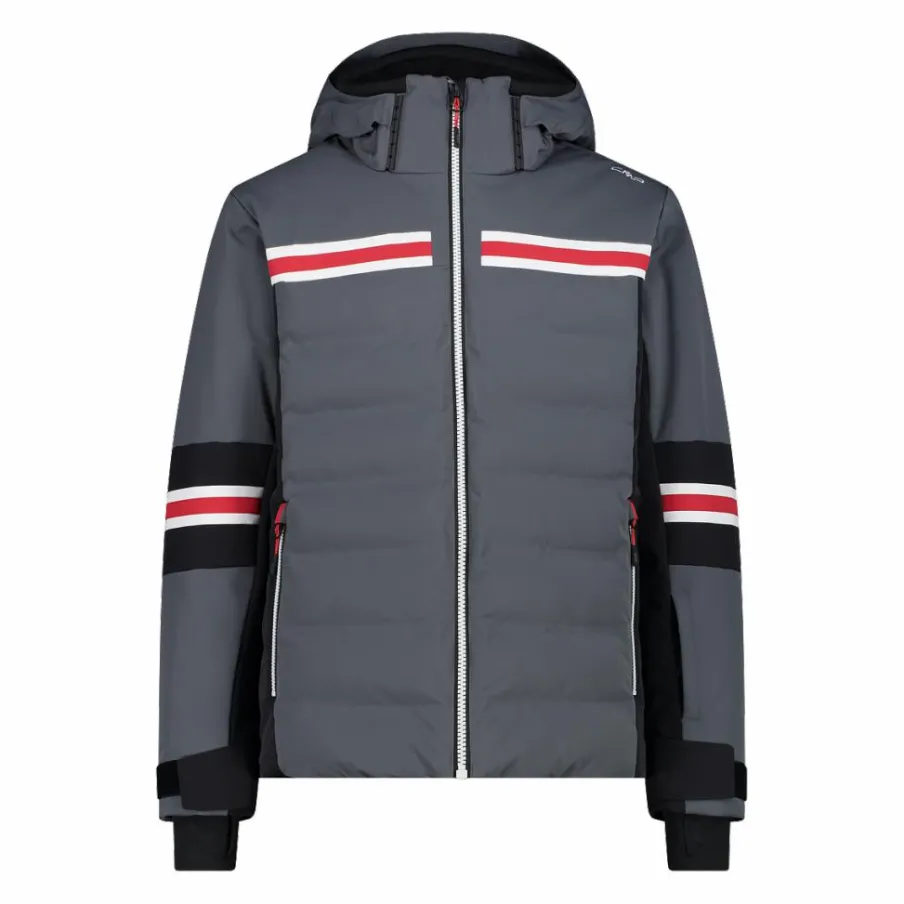 Uomo CMP Giacche Sci|Giacche Invernali^Giacca da sci da uomo in twill con cappuccio 4 way stretch