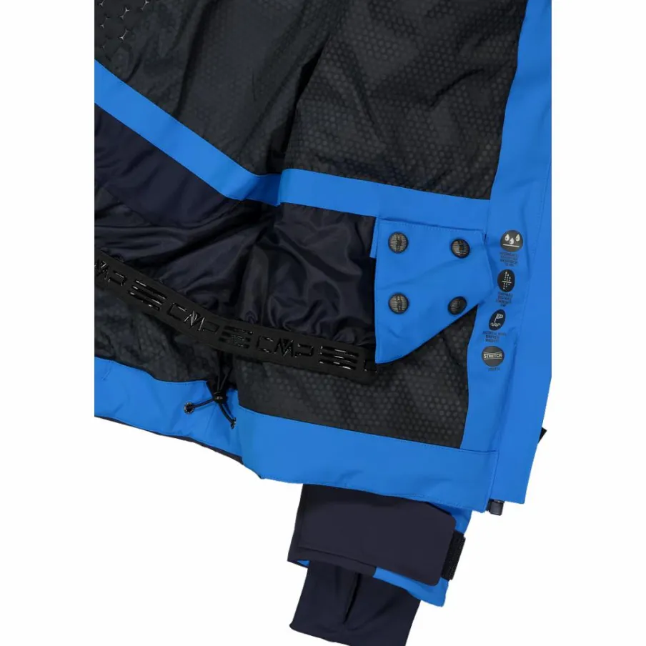 Uomo CMP Giacche Sci|Giacche Invernali^Giacca da sci da uomo in twill con cappuccio 4 way stretch