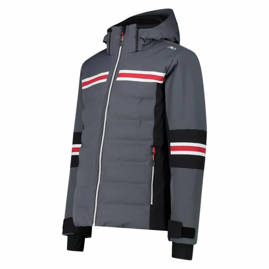 Uomo CMP Giacche Sci|Giacche Invernali^Giacca da sci da uomo in twill con cappuccio 4 way stretch