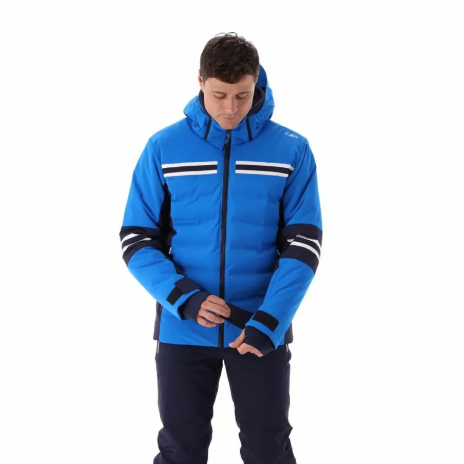 Uomo CMP Giacche Sci|Giacche Invernali^Giacca da sci da uomo in twill con cappuccio 4 way stretch