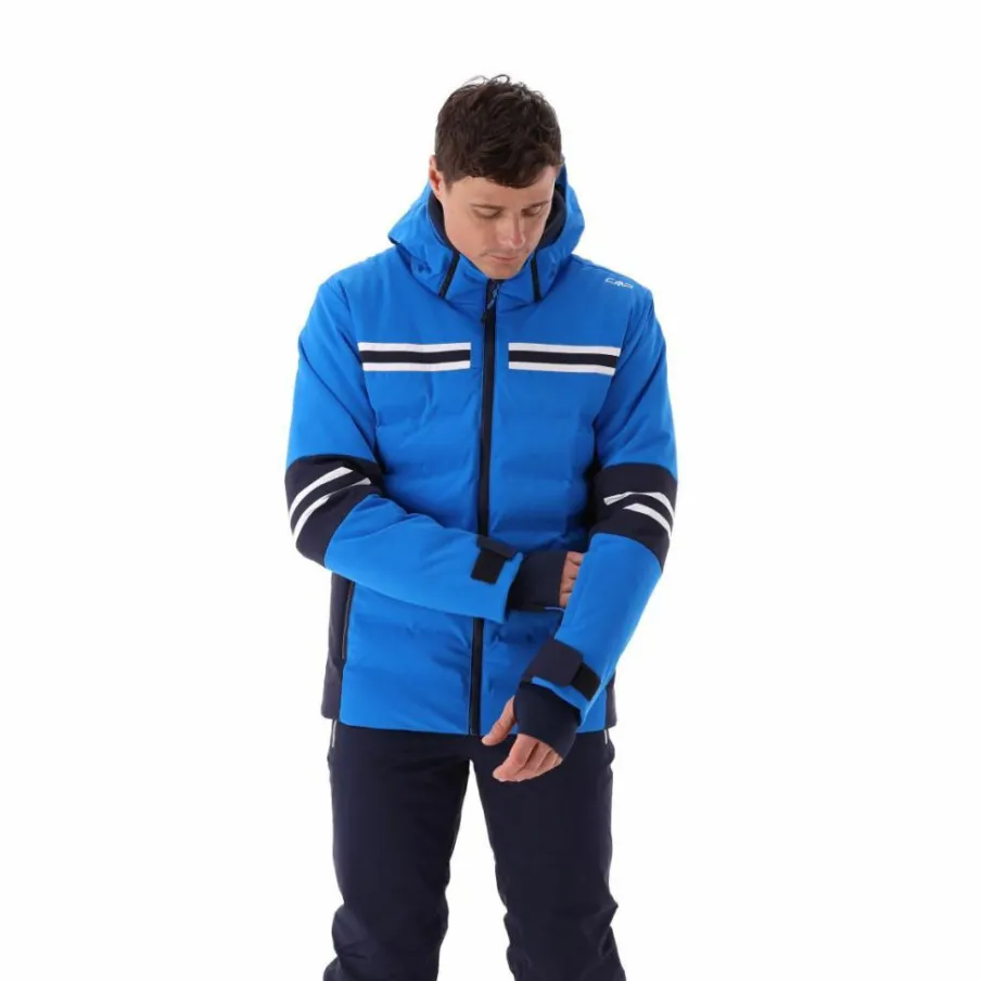 Uomo CMP Giacche Sci|Giacche Invernali^Giacca da sci da uomo in twill con cappuccio 4 way stretch