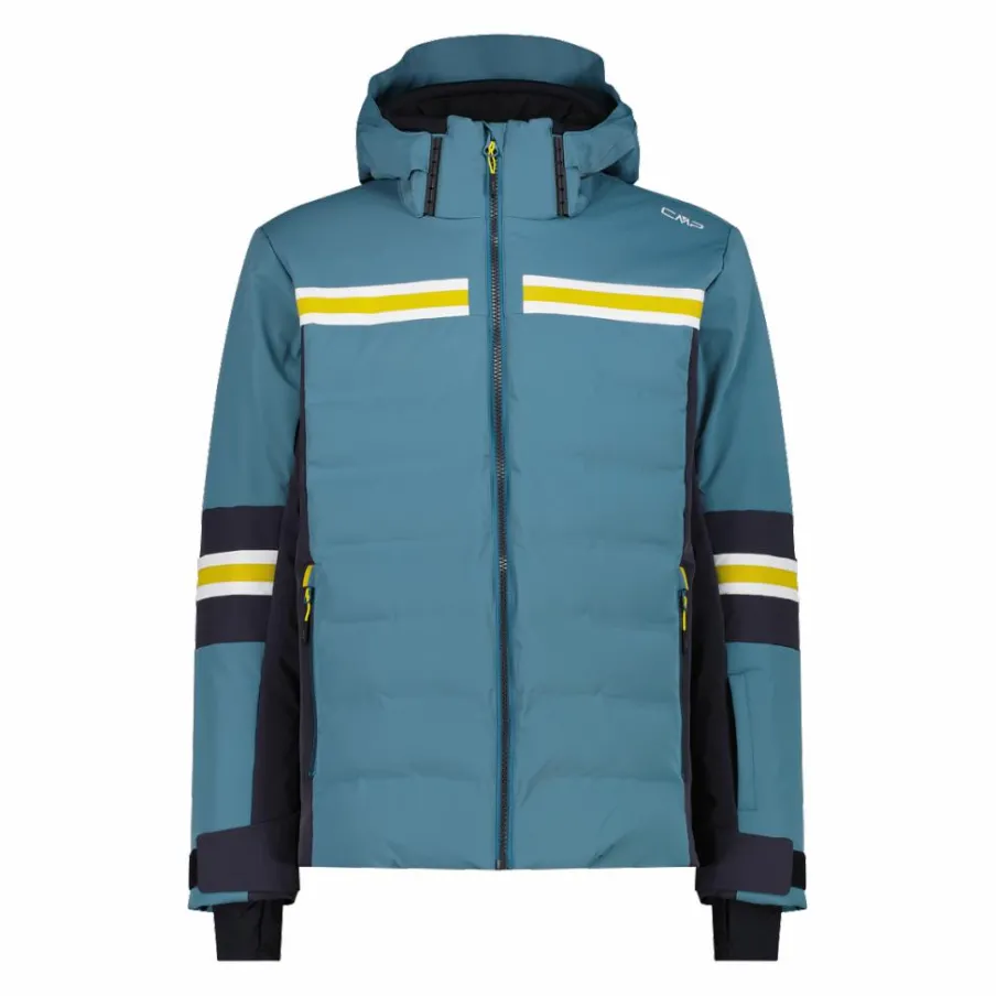 Uomo CMP Giacche Sci|Giacche Invernali^Giacca da sci da uomo in twill con cappuccio 4 way stretch