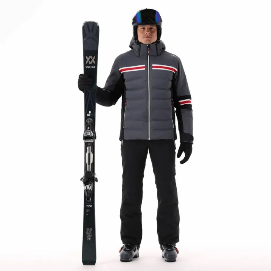 Uomo CMP Giacche Sci|Giacche Invernali^Giacca da sci da uomo in twill con cappuccio 4 way stretch