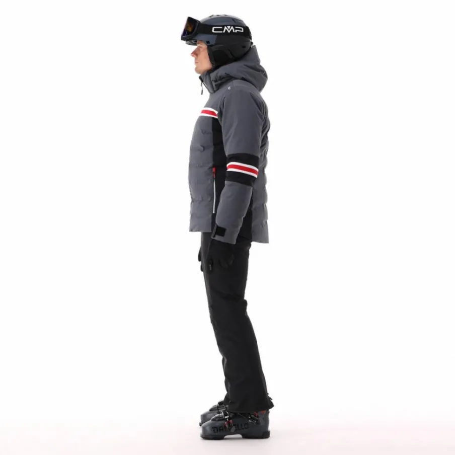 Uomo CMP Giacche Sci|Giacche Invernali^Giacca da sci da uomo in twill con cappuccio 4 way stretch