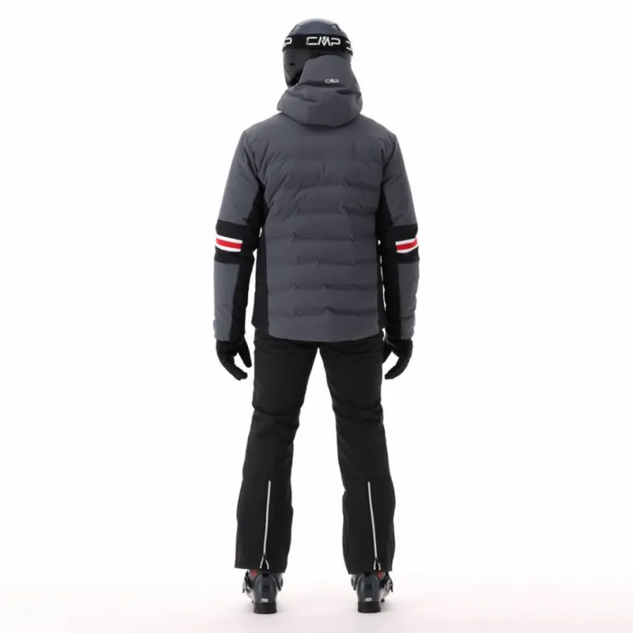 Uomo CMP Giacche Sci|Giacche Invernali^Giacca da sci da uomo in twill con cappuccio 4 way stretch