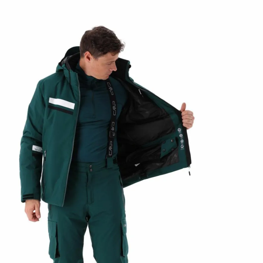 Uomo CMP Giacche Invernali|Giacche Sci^Giacca da sci da uomo in twill con cappuccio