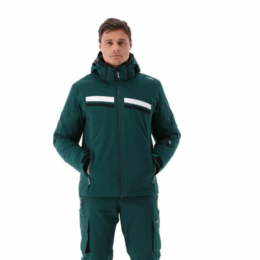 Uomo CMP Giacche Invernali|Giacche Sci^Giacca da sci da uomo in twill con cappuccio