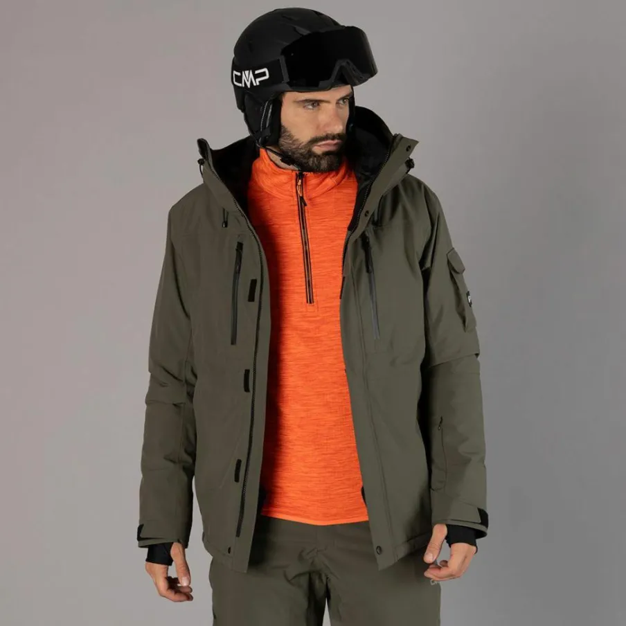 Uomo CMP Giacche Sci|Giacche Invernali^Giacca da sci e snowboard da uomo in mechanical stretch loose fit