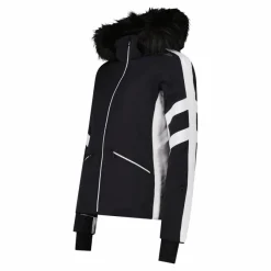 Donna CMP Giacche Sci|Giacche Invernali^Giacca da sci in twill con cappuccio staccabile con bordo in ecopelliccia da donna