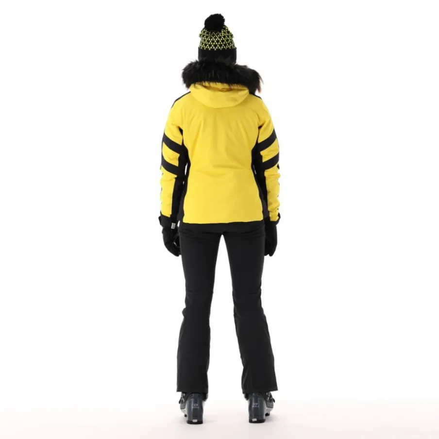 Donna CMP Giacche Sci|Giacche Invernali^Giacca da sci in twill con cappuccio staccabile con bordo in ecopelliccia da donna