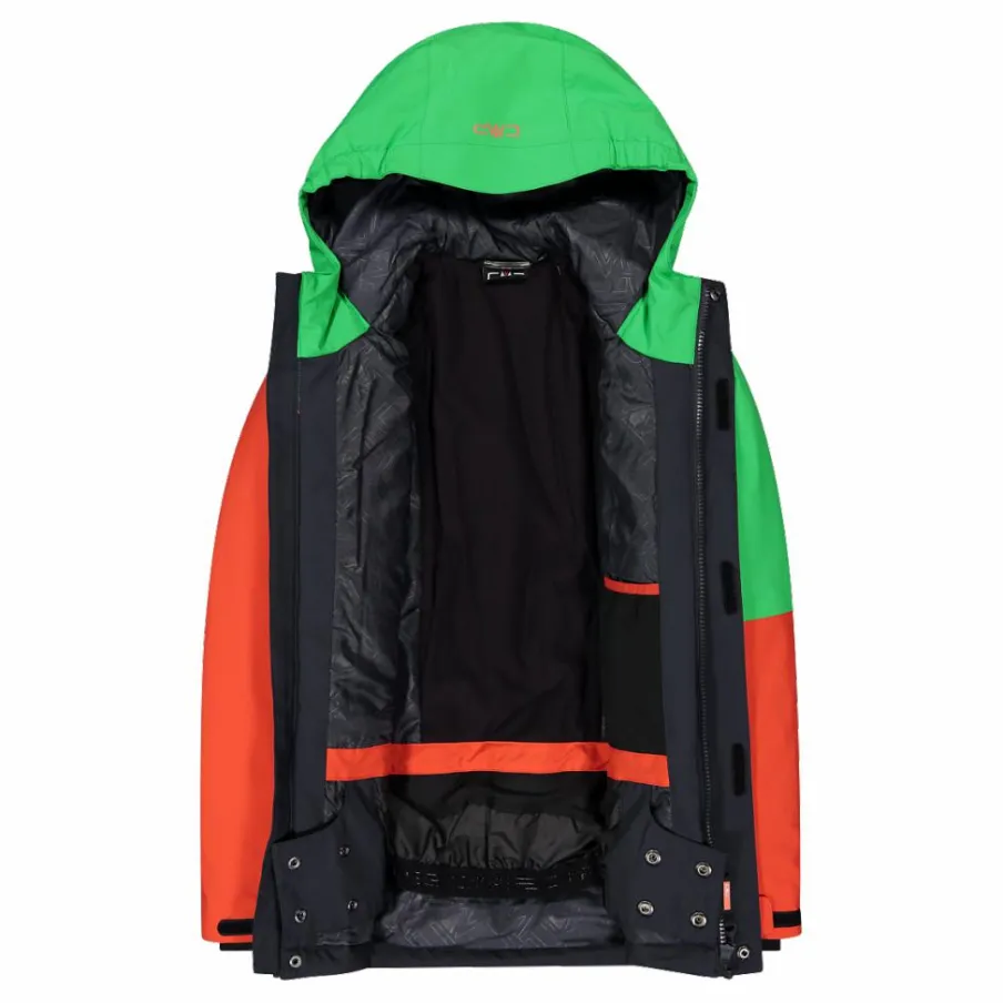 Bambino CMP Giacche E Pantaloni Da Sci^Giacca da sci in twill da bambino con cappuccio