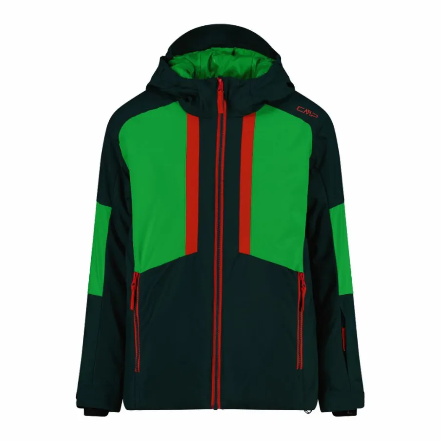 Bambino CMP Giacche E Pantaloni Da Sci^Giacca da sci in twill da bambino con cappuccio