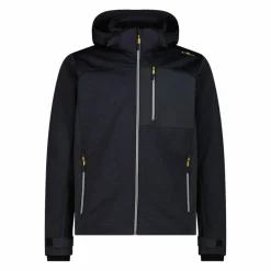 Uomo CMP Giacche Trekking|Giacche Softshell^Giacca da uomo con Cappuccio Staccabile melange