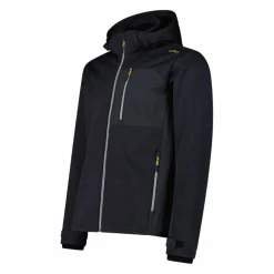 Uomo CMP Giacche Trekking|Giacche Softshell^Giacca da uomo con Cappuccio Staccabile melange