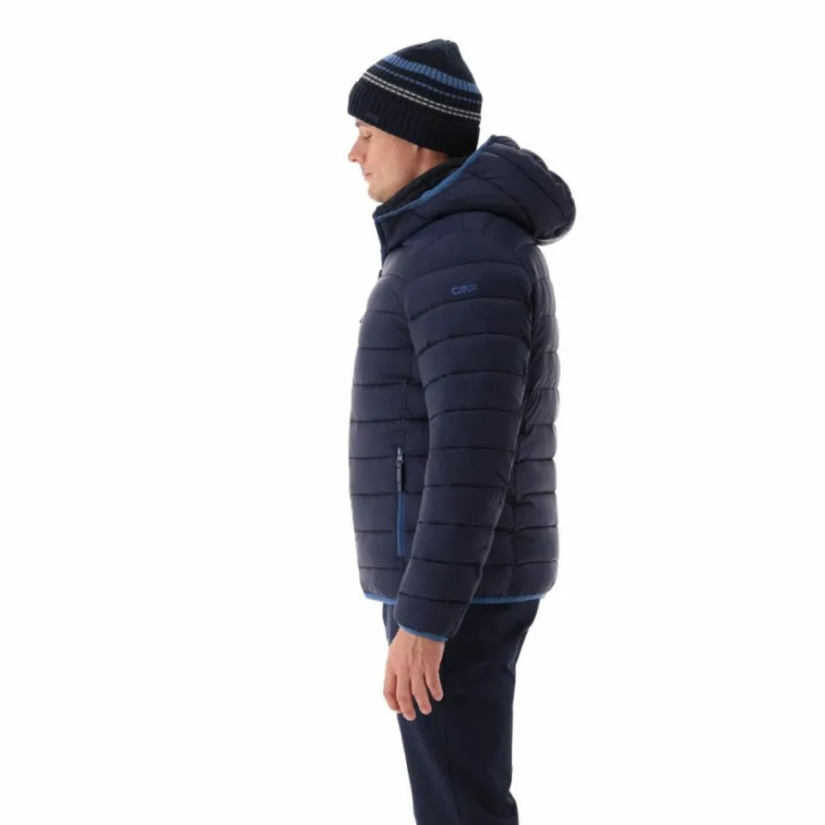 Uomo CMP Giacche Imbottite E Piumini|Giacche Invernali^Giacca da uomo double face con cappuccio