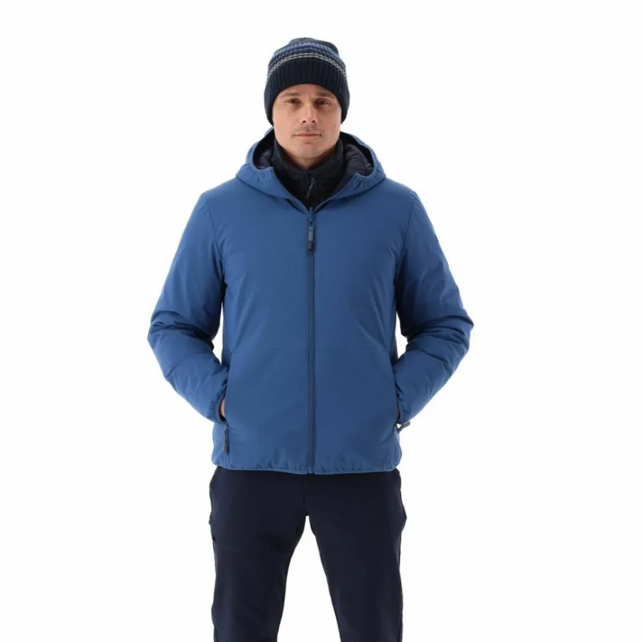 Uomo CMP Giacche Imbottite E Piumini|Giacche Invernali^Giacca da uomo double face con cappuccio