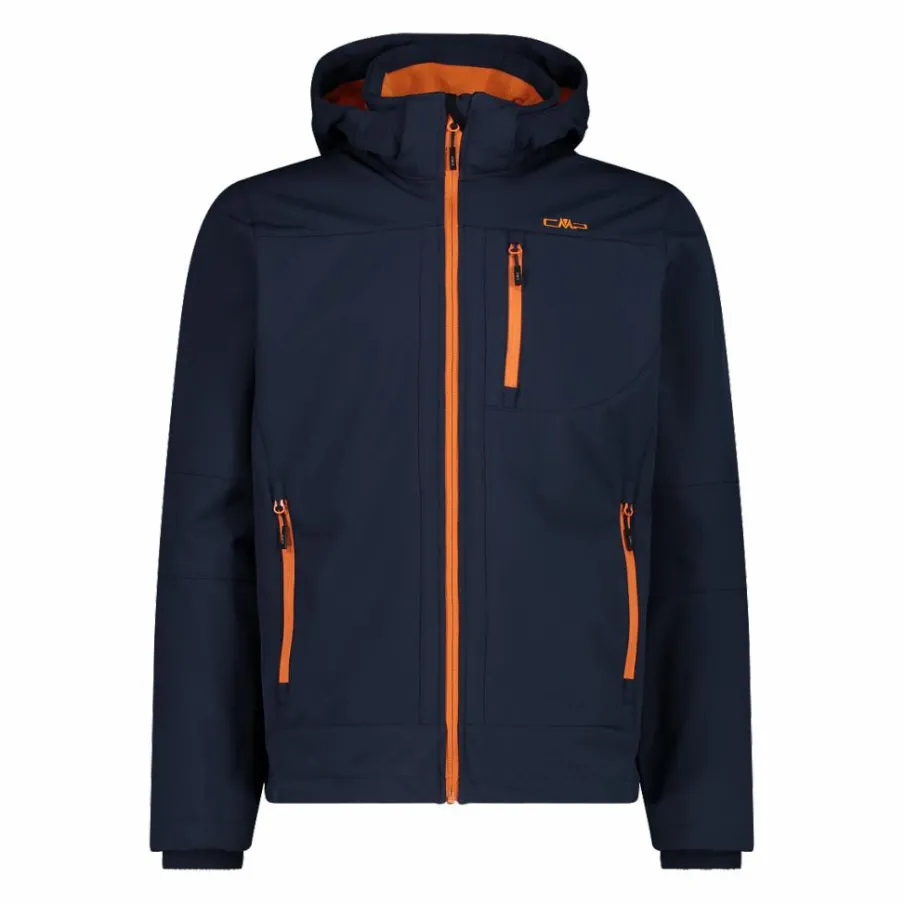 Uomo CMP Giacche Trekking|Giacche Softshell^Giacca da uomo in Softshell con cappuccio staccabile