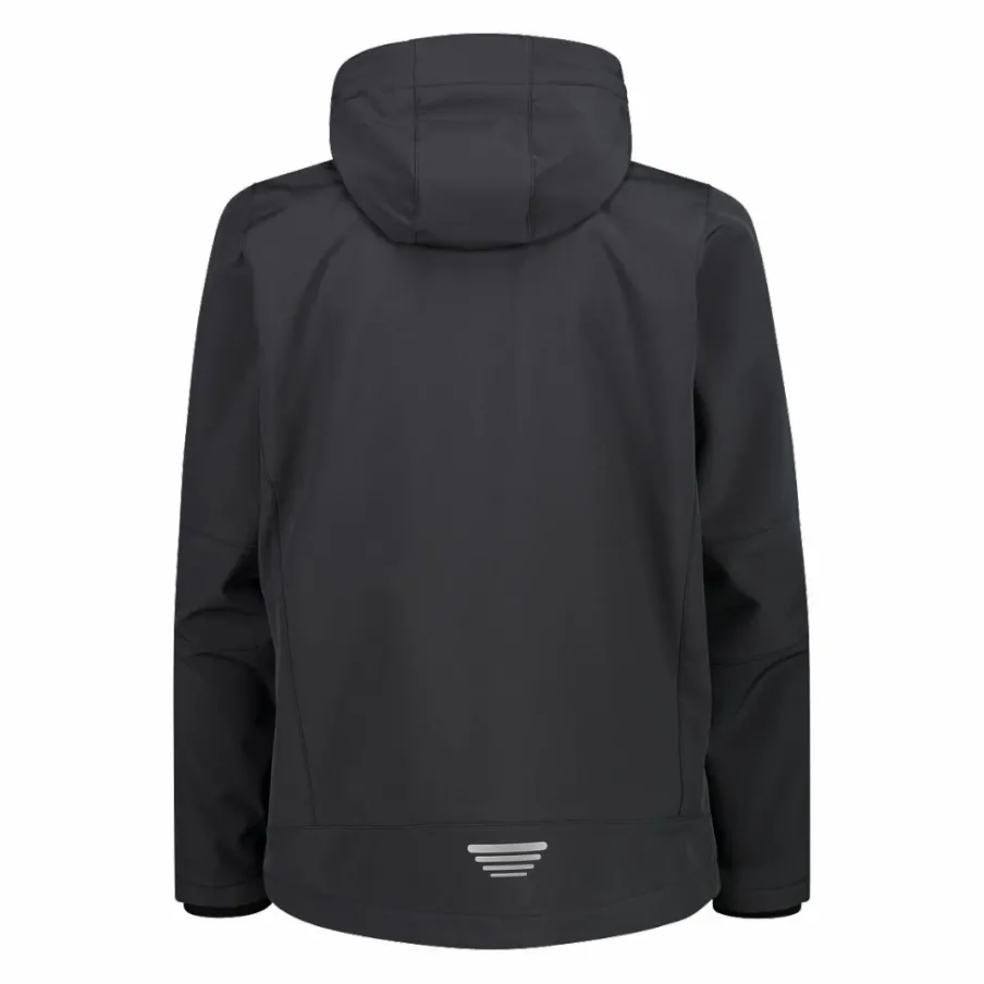 Uomo CMP Giacche Trekking|Giacche Softshell^Giacca da uomo in Softshell con cappuccio staccabile