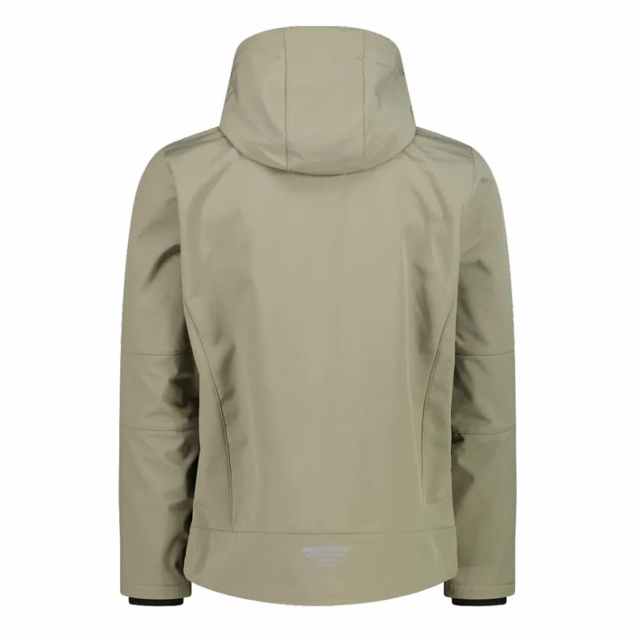 Uomo CMP Giacche Trekking|Giacche Softshell^Giacca da uomo in Softshell con cappuccio staccabile