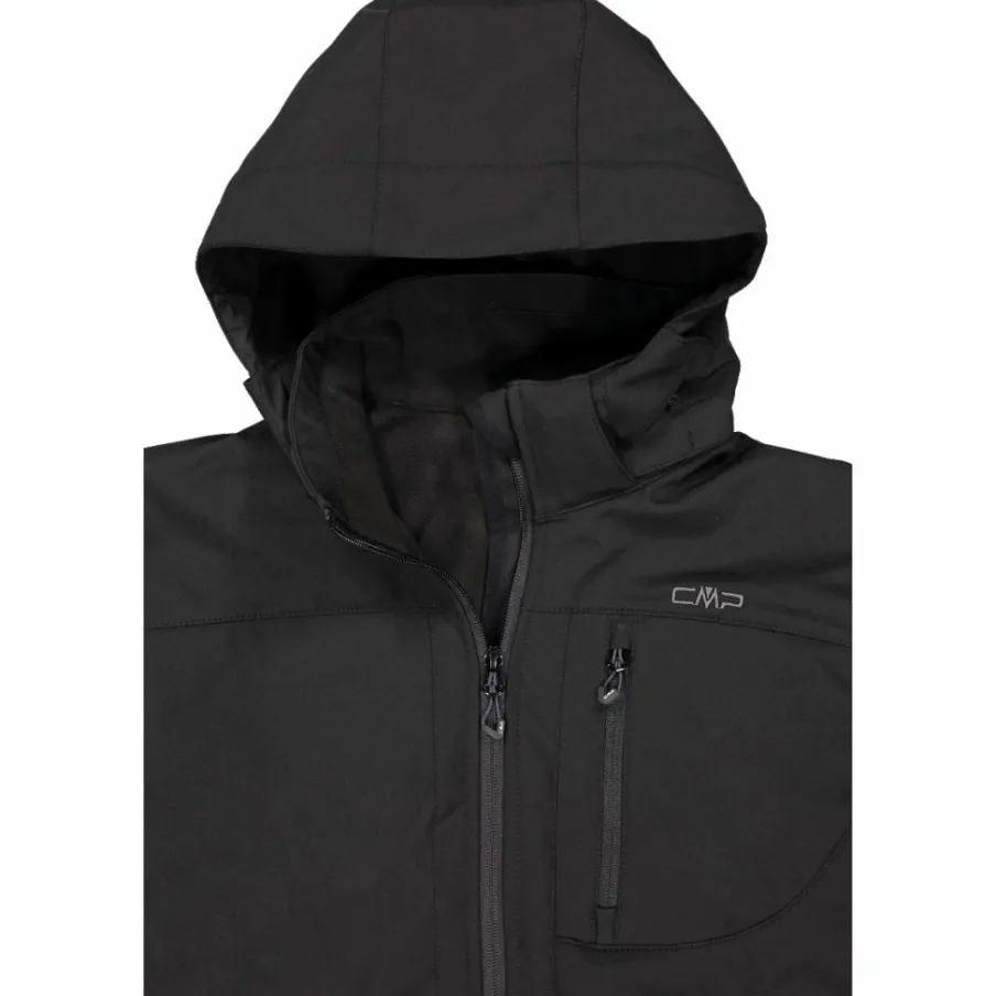 Uomo CMP Giacche Trekking|Giacche Softshell^Giacca da uomo in Softshell con cappuccio staccabile