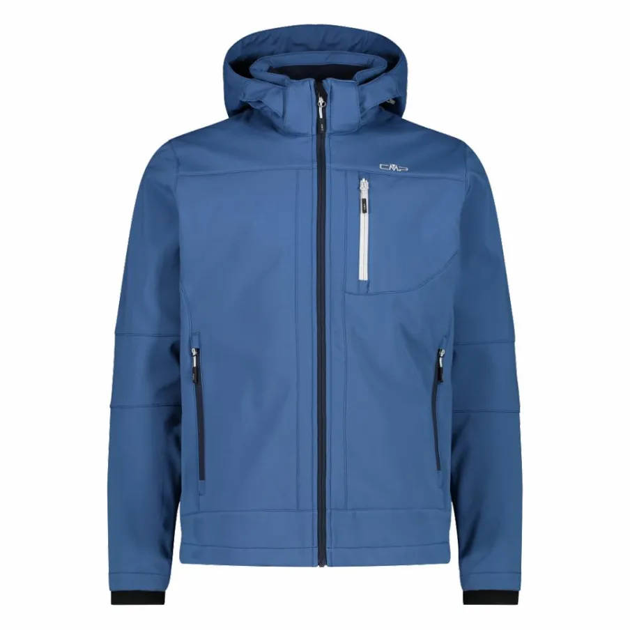 Uomo CMP Giacche Trekking|Giacche Softshell^Giacca da uomo in Softshell con cappuccio staccabile