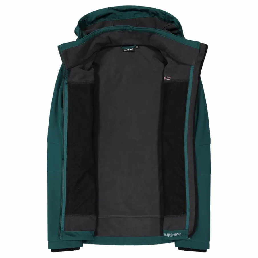 Uomo CMP Giacche Trekking|Giacche Softshell^Giacca da uomo in Softshell con cappuccio staccabile