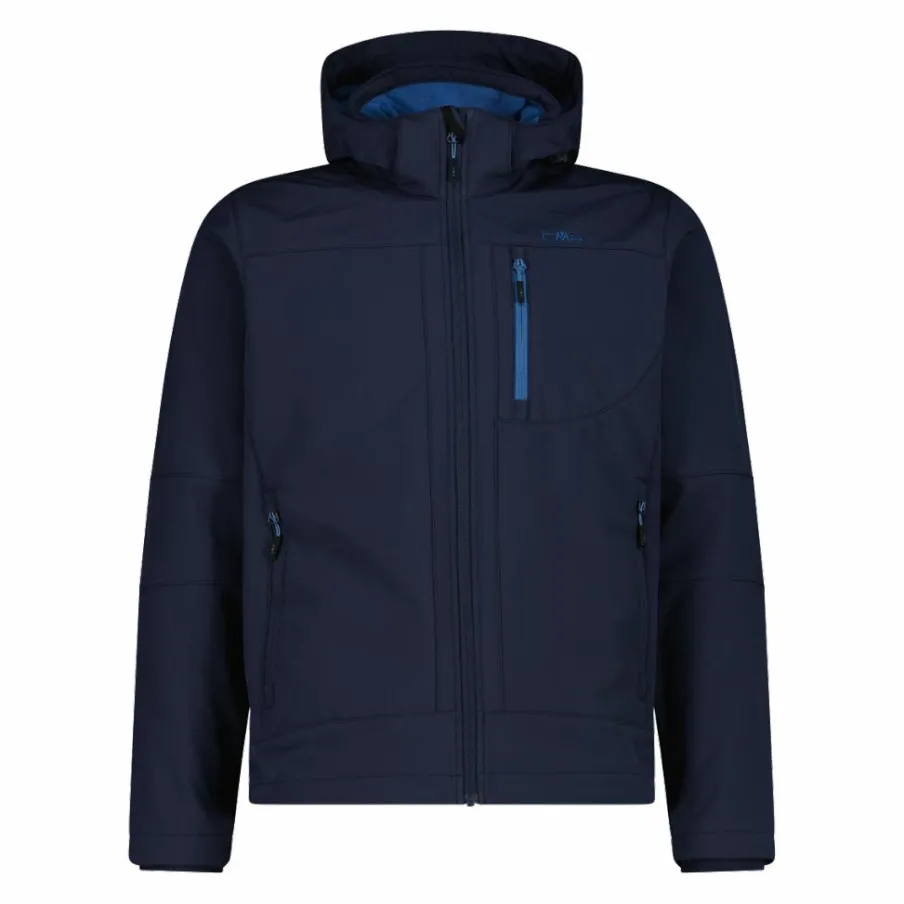 Uomo CMP Giacche Trekking|Giacche Softshell^Giacca da uomo in Softshell con cappuccio staccabile