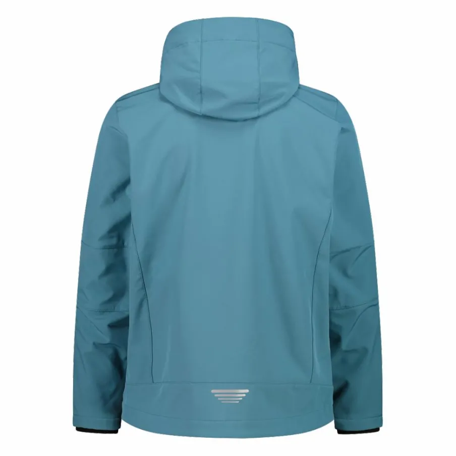 Uomo CMP Giacche Trekking|Giacche Softshell^Giacca da uomo in Softshell con cappuccio staccabile