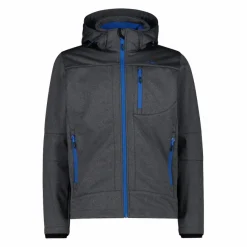 Uomo CMP Giacche Trekking|Giacche Softshell^Giacca da uomo in Softshell melange con cappuccio staccabile