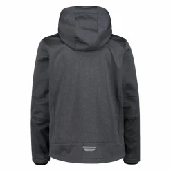 Uomo CMP Giacche Trekking|Giacche Softshell^Giacca da uomo in Softshell melange con cappuccio staccabile
